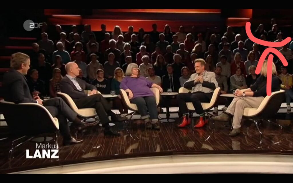 Studio Markus Lanz mit Anna und Matti markiert